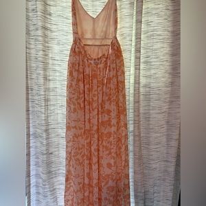 Pink Lily floral maxi dress